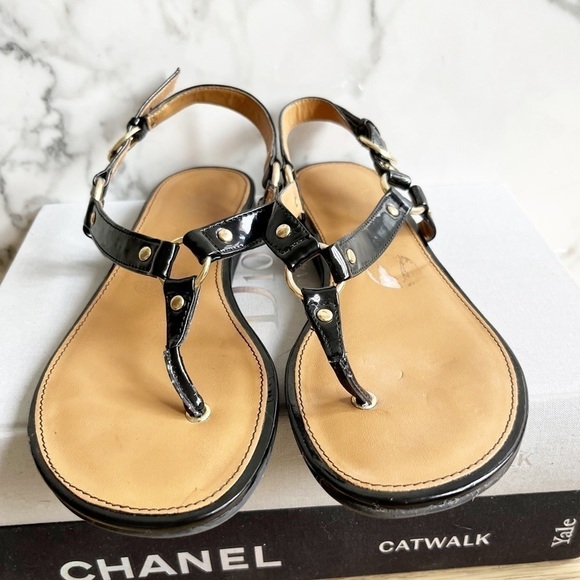 Bandolino Black and gold sandals from Nordstrom - Picture 8 of 13